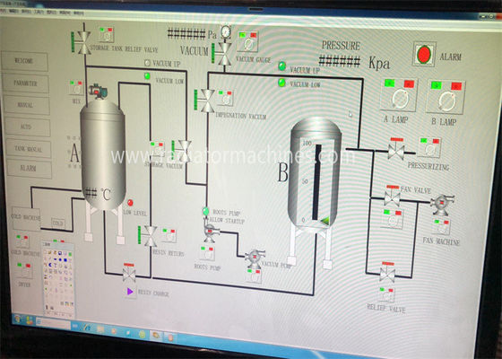 acheter VPI2800 Équipement d'imprégnation sous pression sous vide entièrement automatique D2800*H3400mm fabrication en ligne