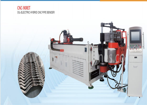 Machine à plier automatique à tubes CNC hybride pétrolier-électrique pour une production à volume élevé