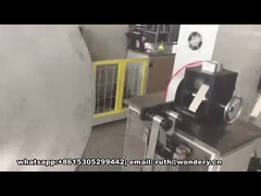 Machine de fabrication de nageoires ondulées de radiateur