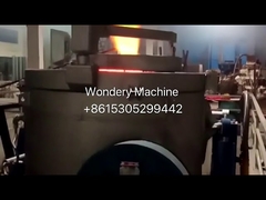 Four à fusion de creuset pour lingots de déchets de cuivre au gaz