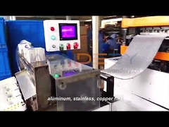 Comment fonctionne une machine de fabrication d'ailettes ondulées ?