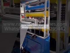 Machine d'estampage à nageoires à ondes en aluminium à largeur de 300 mm pour refroidisseur d'huile