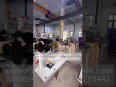 un radiateur en aluminium à aileron à rouleaux