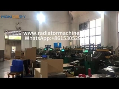 machine de fabrication de nageoires d'aluminium pour échangeurs de chaleur, nageoires de turbulateur de refroidisseur