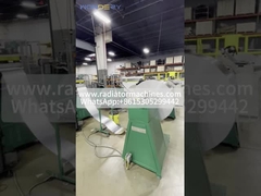 Machine d'emboutissage de nageoires en aluminium pour nageoires d'échangeur de chaleur de générateur d'énergie